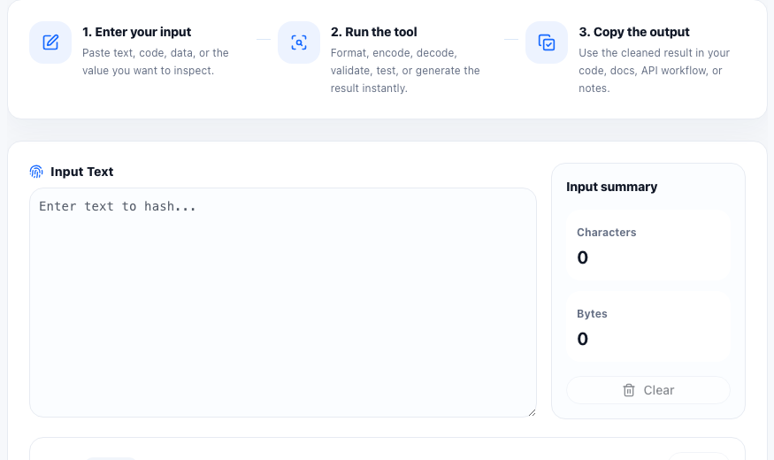 MD5/SHA256 Hash practical workflow guide in UtilFlow