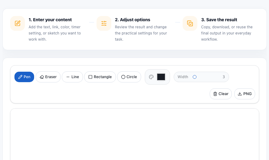 Online Whiteboard practical workflow guide in UtilFlow