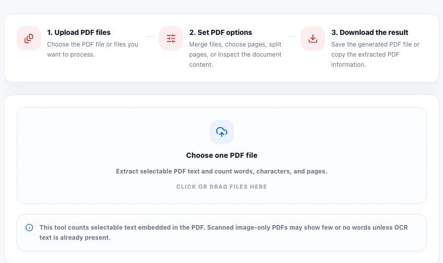 PDF Word Counter practical workflow guide in UtilFlow