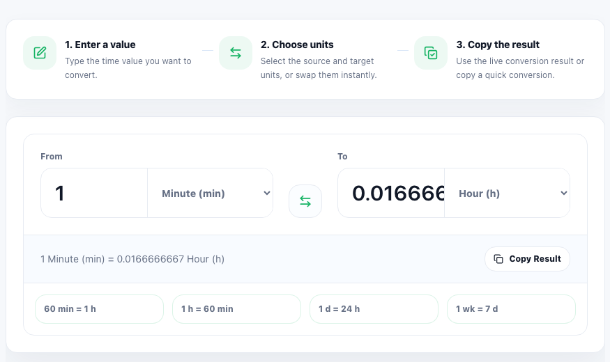 Time Converter practical workflow guide in UtilFlow